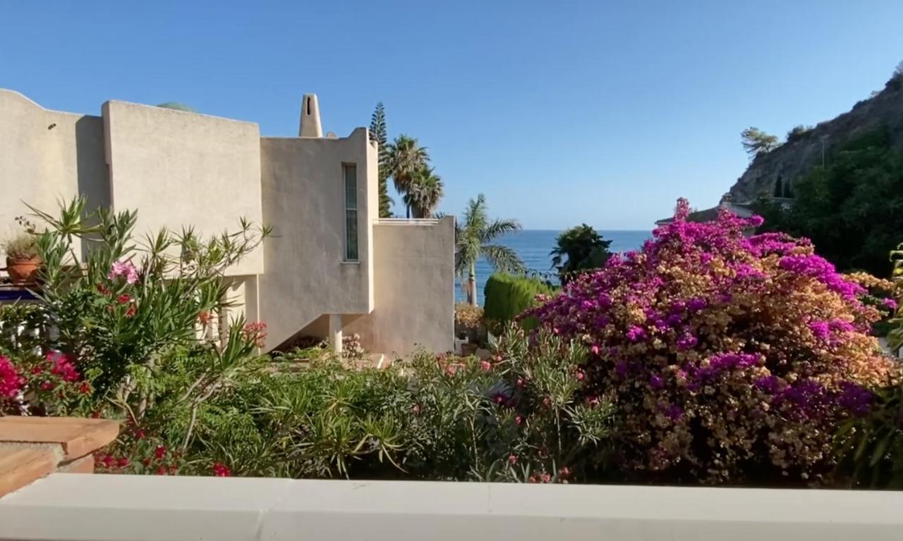Вилла Espectacular Casa En La Playa Con Piscina Privada Альмуньекар Экстерьер фото